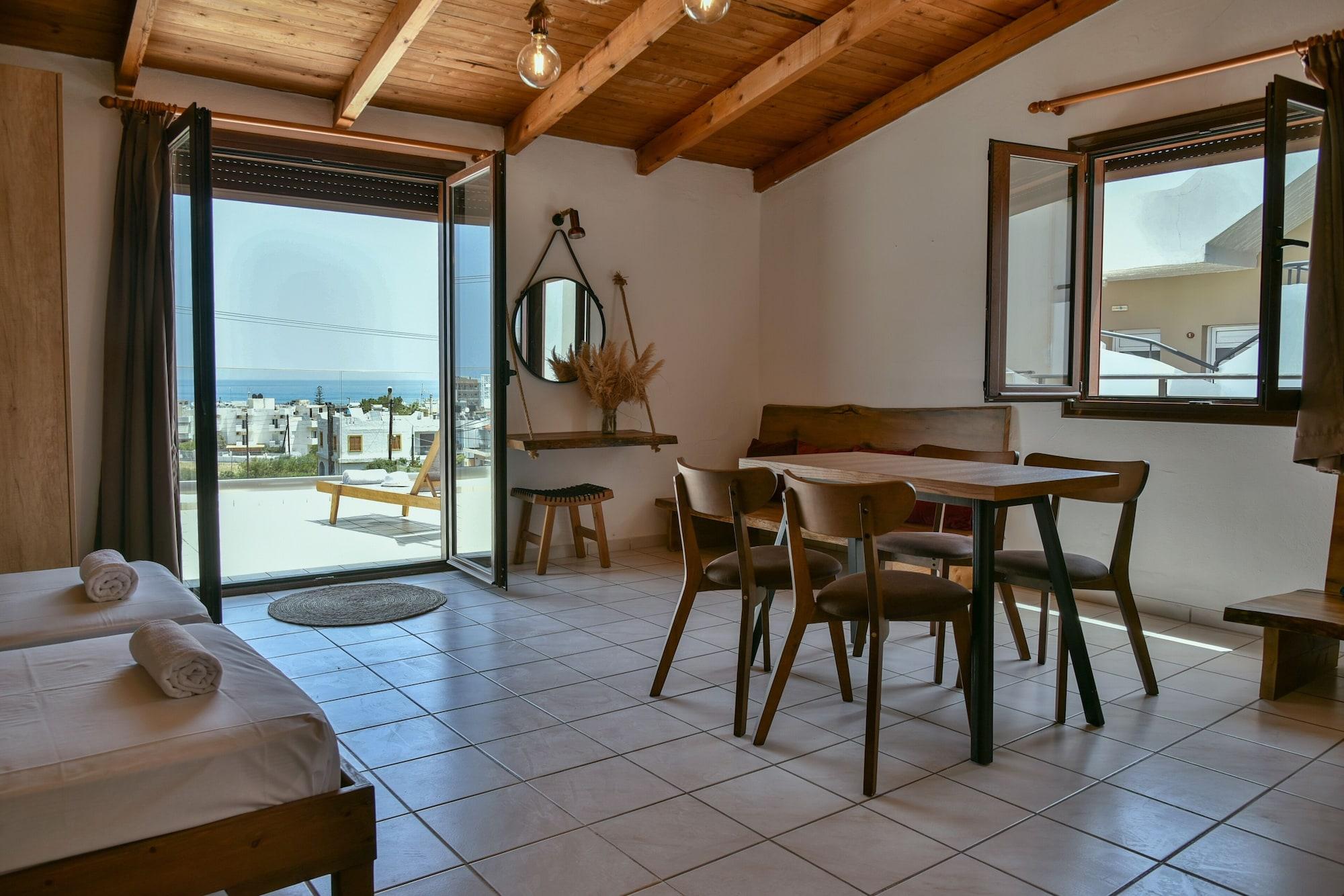 Iraklis Apartments Stalís Ngoại thất bức ảnh
